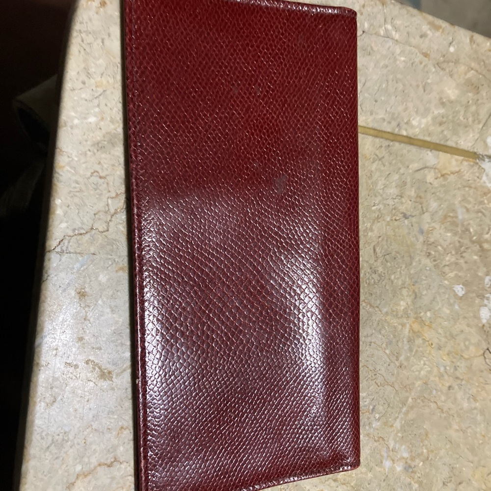 Authentic Dior check book holder
